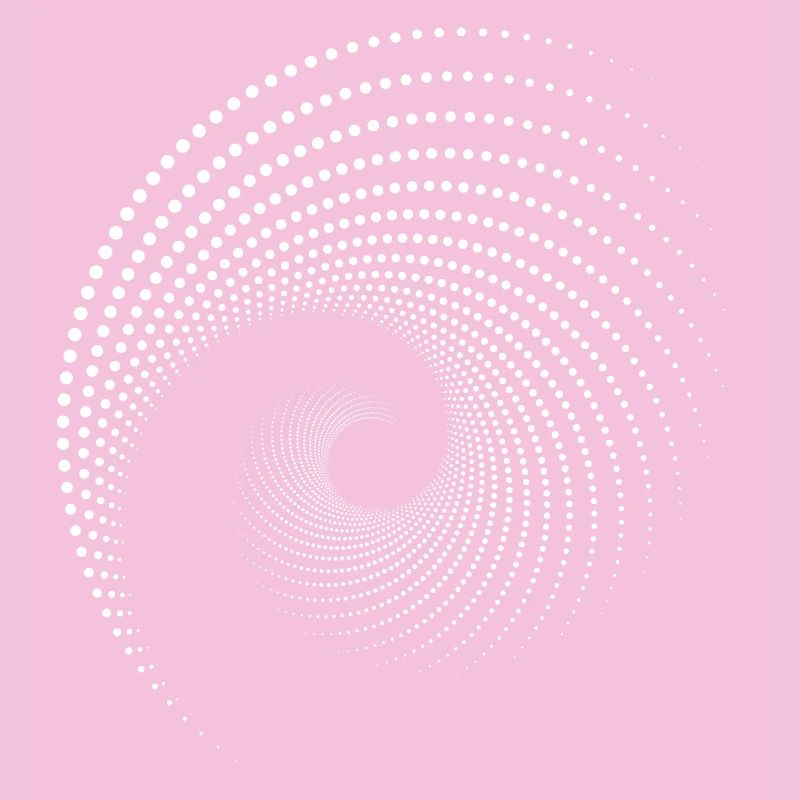 Impression à Spirale à Points Galaxies