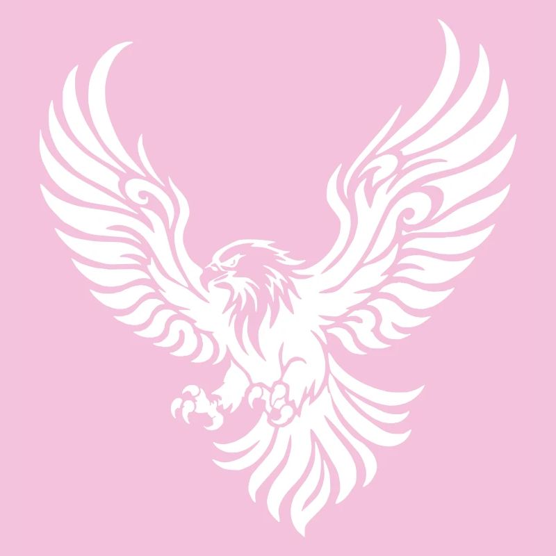 Aigle puissant aux ailes déployées