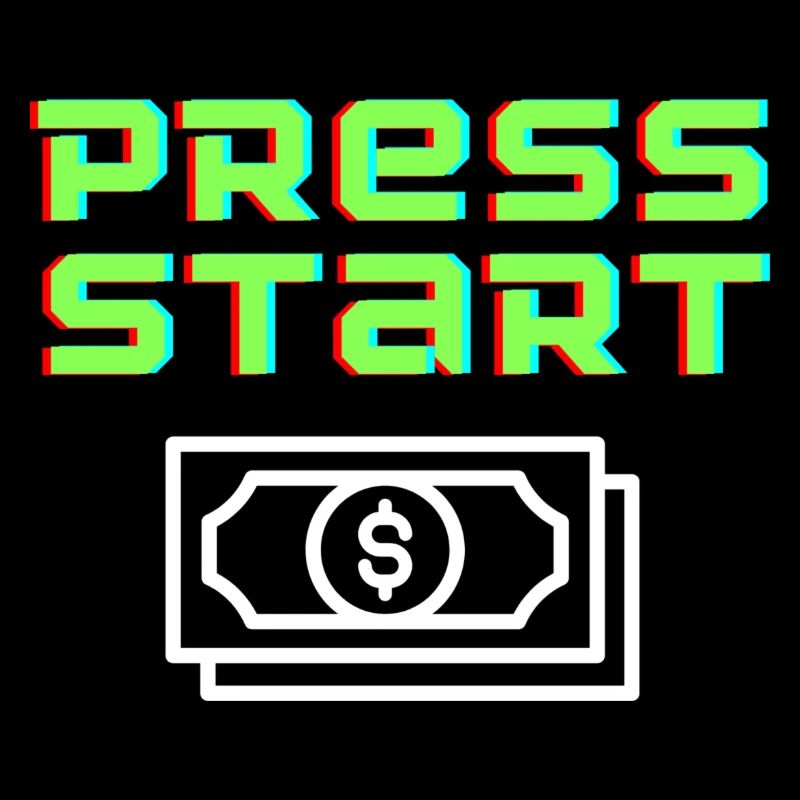 Press Start Retro Arcade Bill