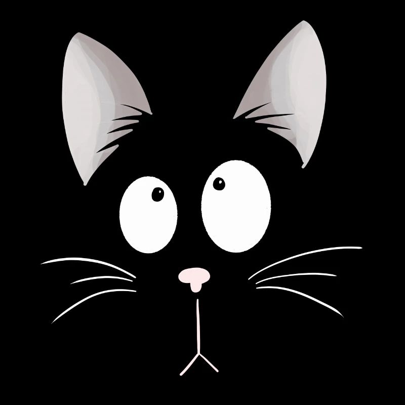 Tête de chat I Cat Face I Comic