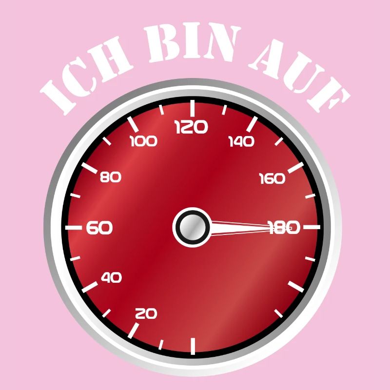 Red speedometer I'm on speed