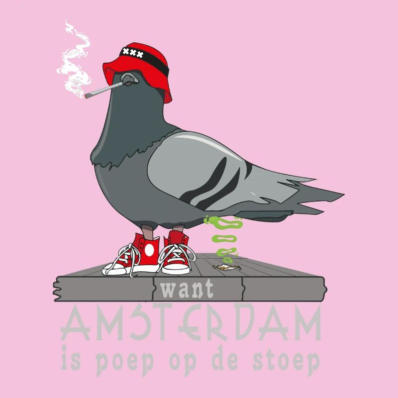 Amsterdam est caca sur le pas de la porte