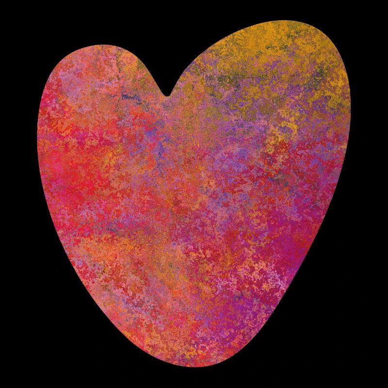 Coeur Texture Couleur Amour Mariage Saint Valentin