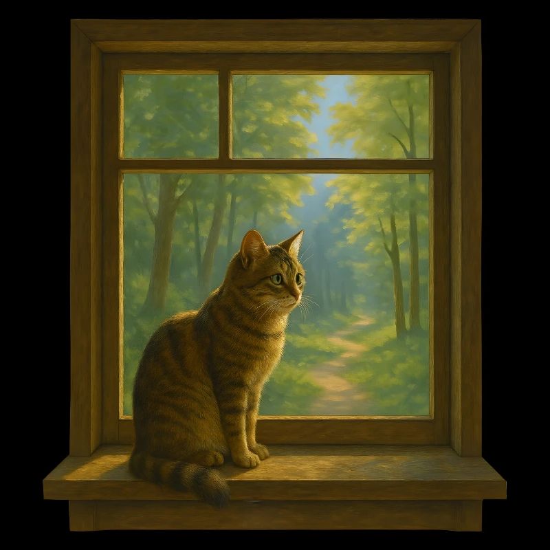 Chat à la fenêtre