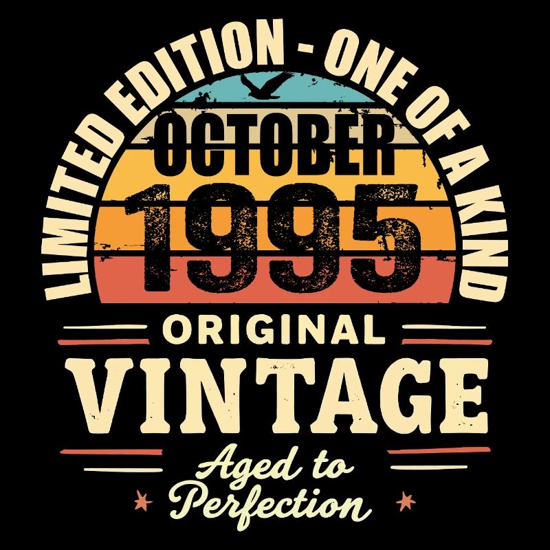 Retro October 1995 - birthday october 1995