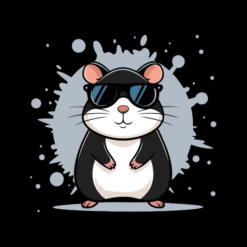 Hamster lunettes soleil