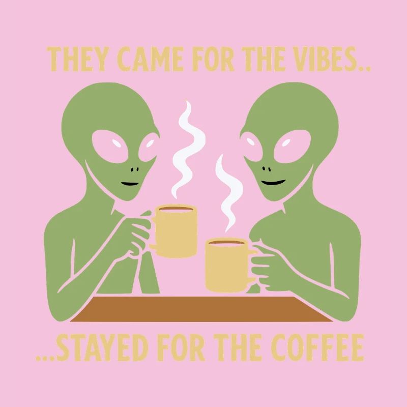 Alien-Kaffeeliebhaber