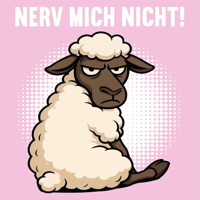 Nerv Mich Nicht Schaf Schafe Schäfer Schafhalter 