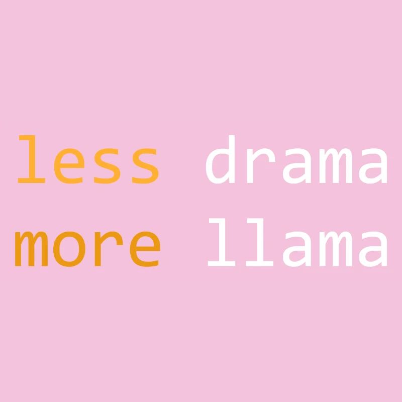 Moins de drame, plus de Lama, sombre