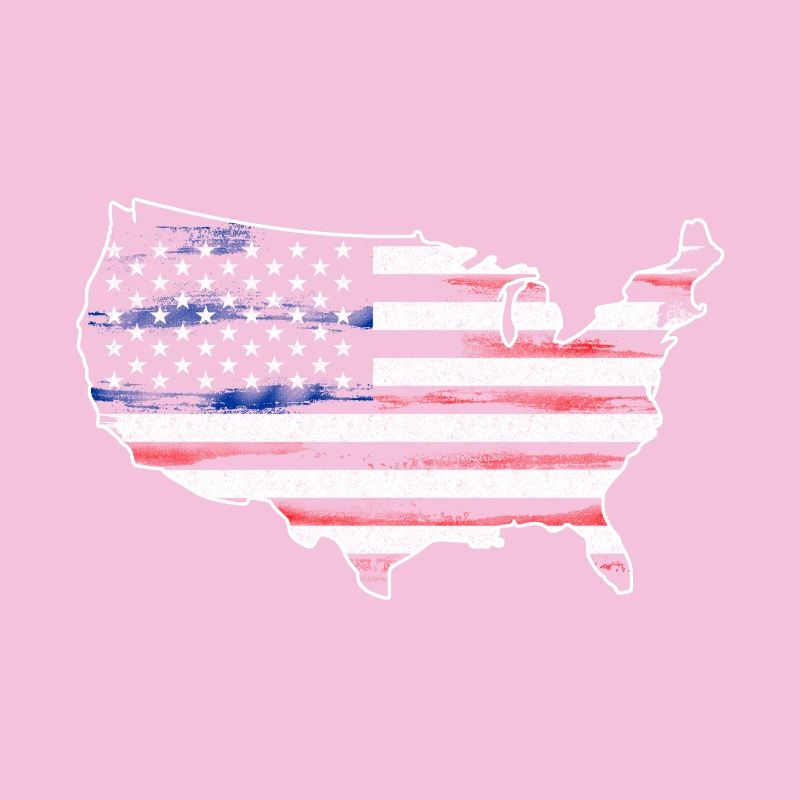 Stars and Stripes Map