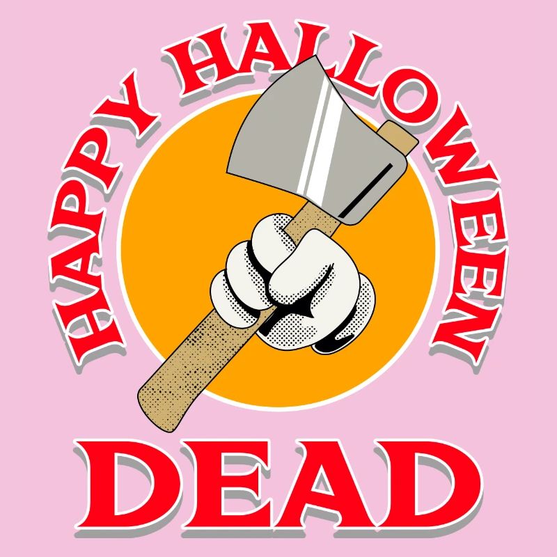 Halloween Axt mit Totendesign