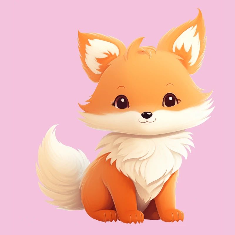 Illustration de renard mignon