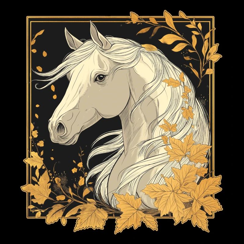 Horse Autumn