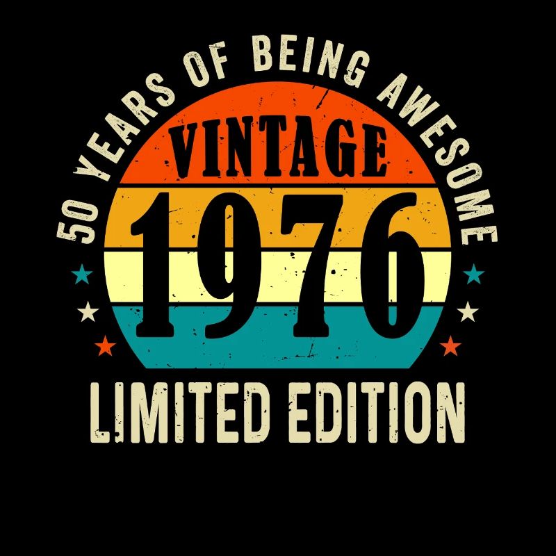 Cadeau vintage 1976 édition limitée de 50 ans