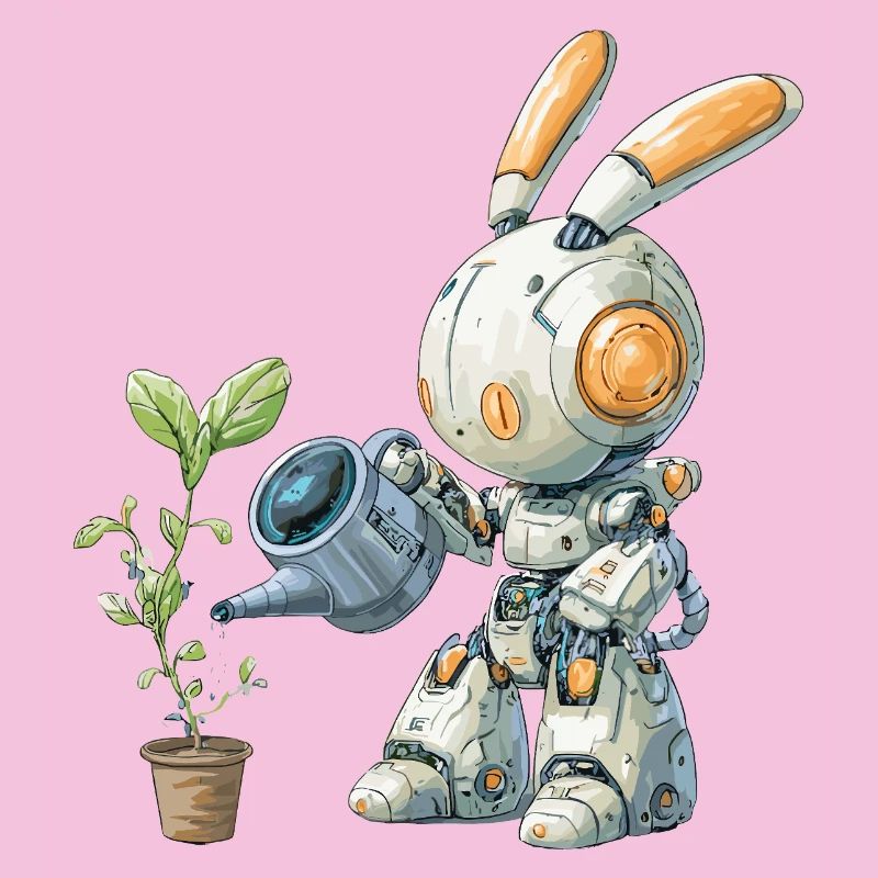 Usine d’arrosage pour lapins robots