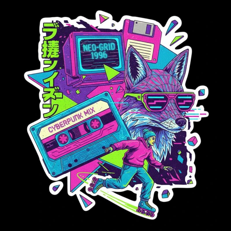 90s Cyber Punk