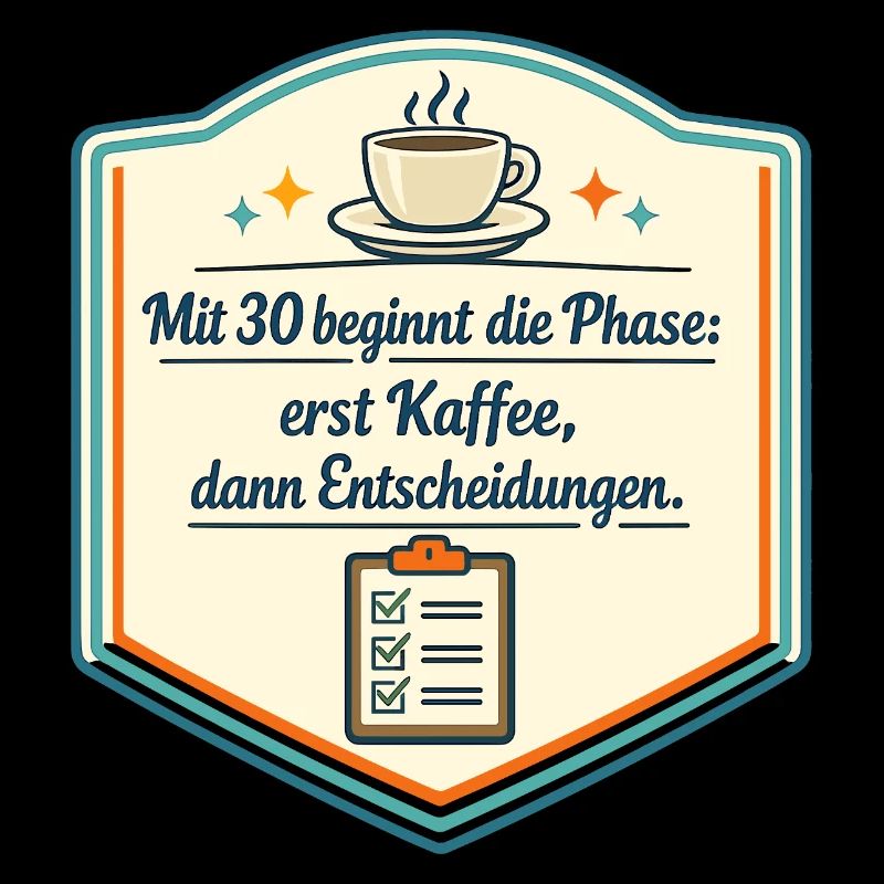 Kaffee zuerst, Entscheidungen danach
