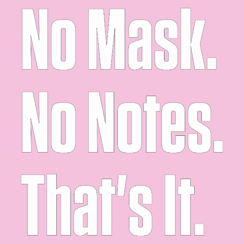 Pas de masque Pas de notes Orgueil neurodivergent