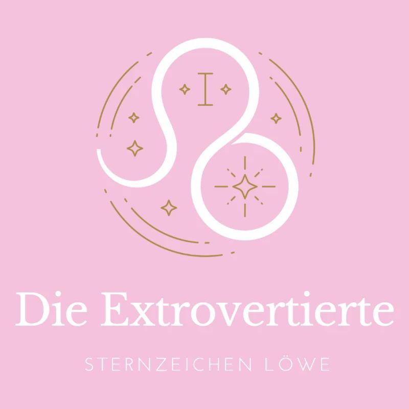 Leo Extrovert Logo Sternzeichen