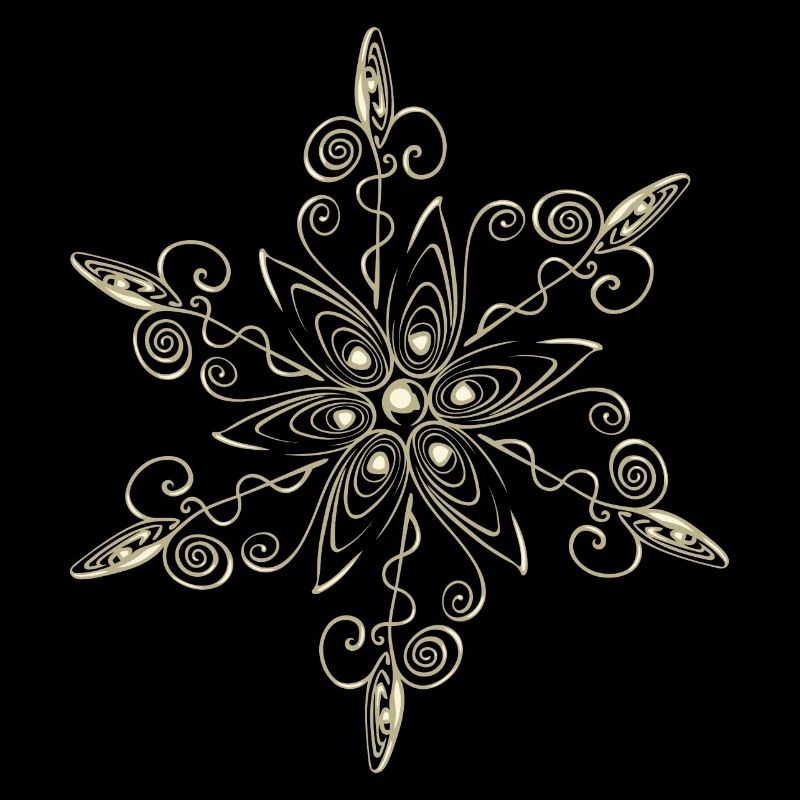 Cristal de glace Snowflake Star