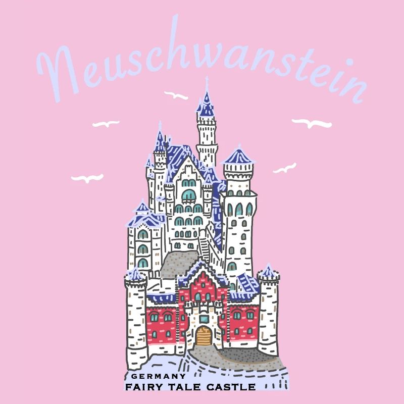 Neuschwanstein Castle, Bavaria in Germany
