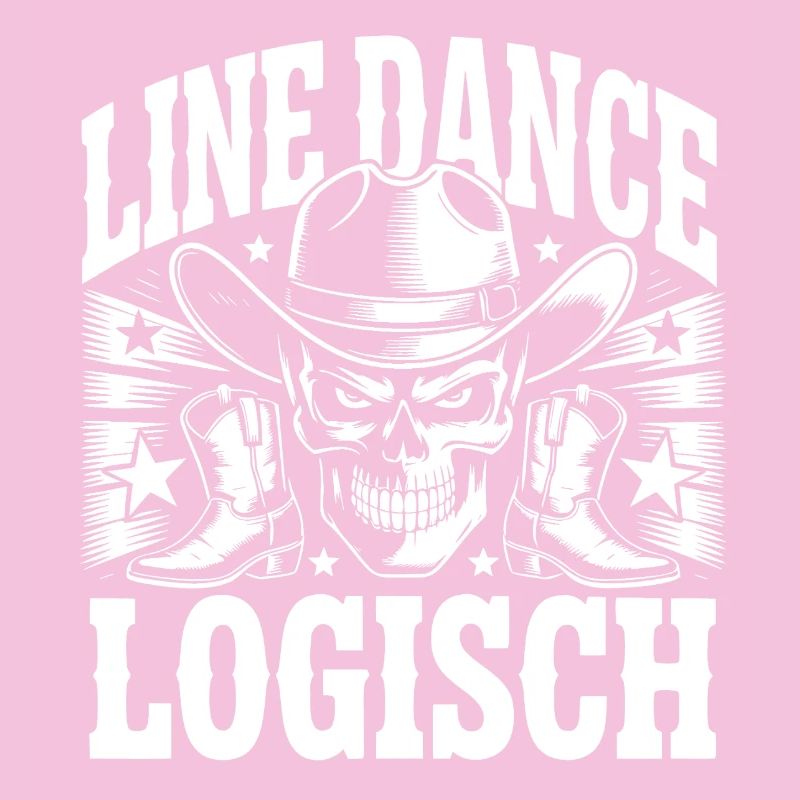 Line Dance Schädel Western Boots