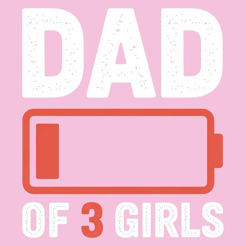 Icône de piles Papa de 3 filles
