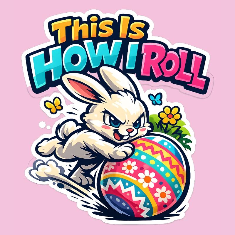 This is how I roll Bunny Bunny Spring