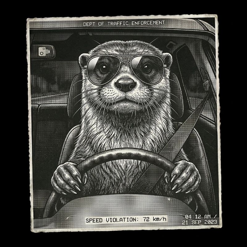 Otter Flashed