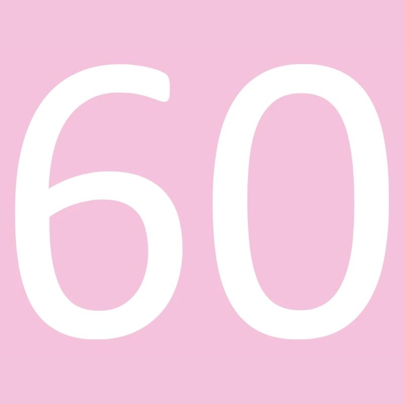 60e anniversaire 60e anniversaire 60 numéro 60 blanc