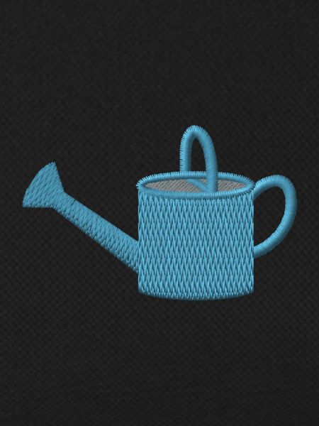 Watering can embroidered