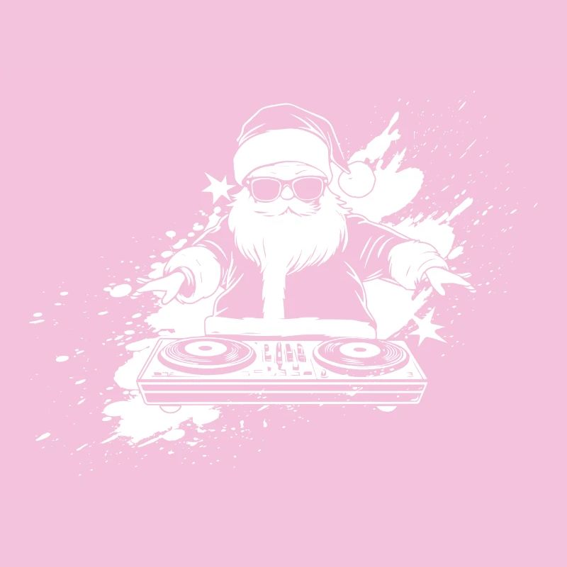 Imprimé DJ Silhouette dynamique