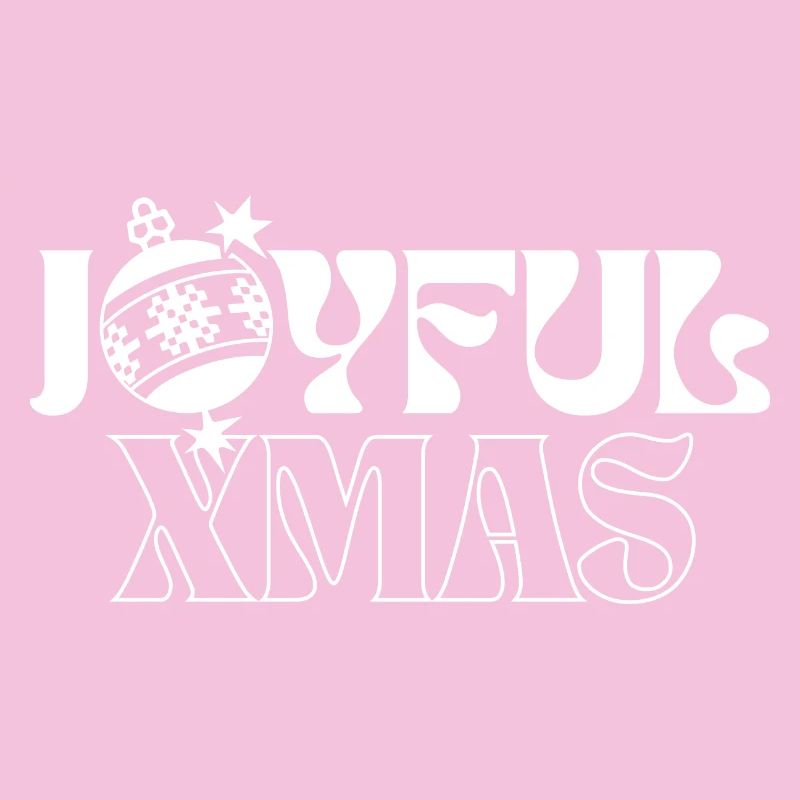 Joie de Noël festive Conception graphique