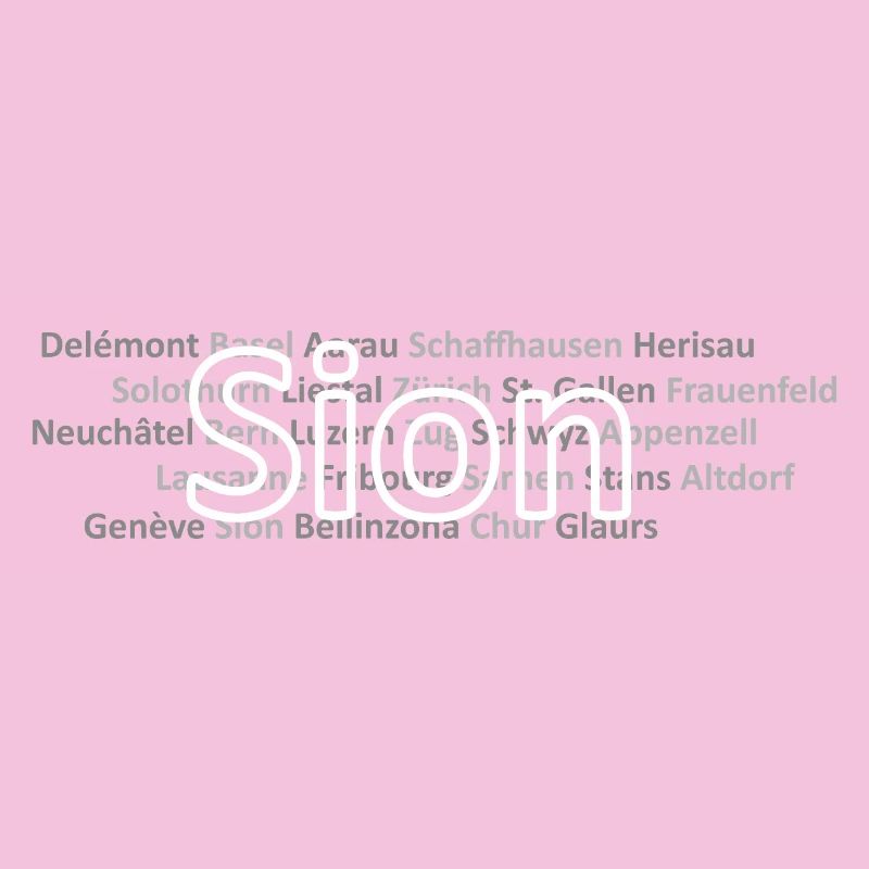 Schweizer Städte Sion