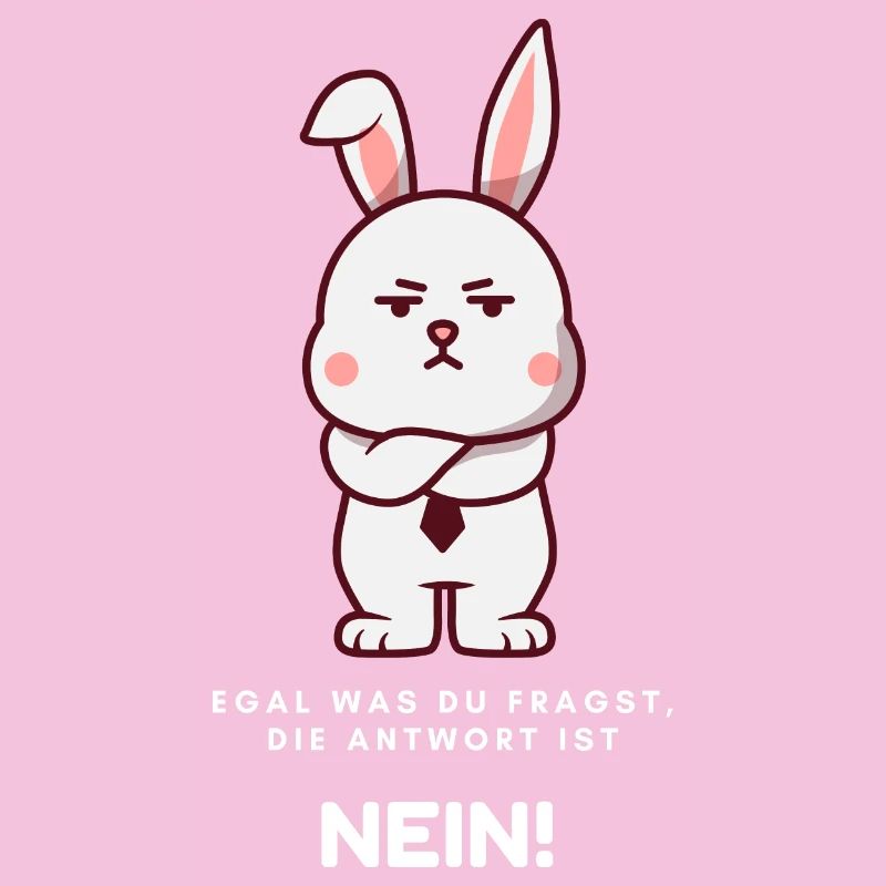 Le lapin dit non !