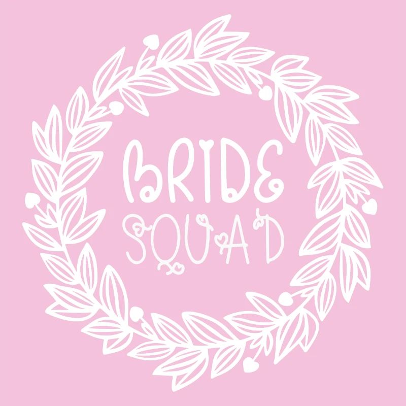 Bride Squad Couronne Feuilles