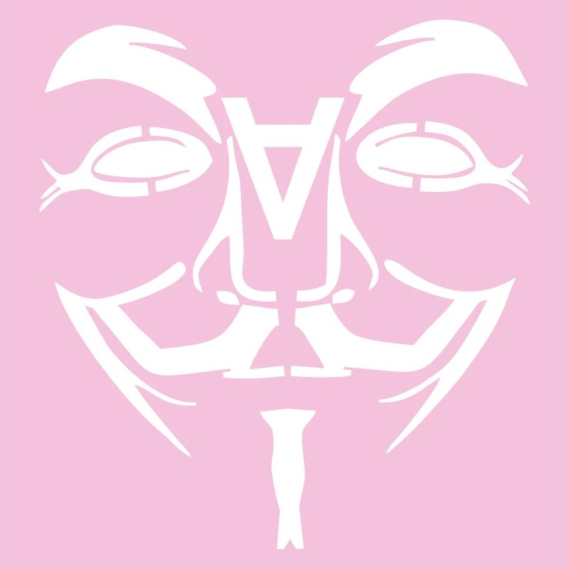 Anonymous Design Face with A