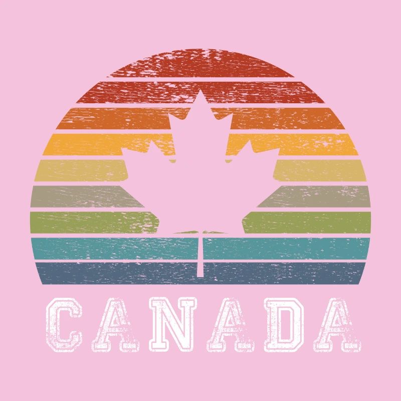 Conception / cadeau de feuille d'érable vintage du Canada