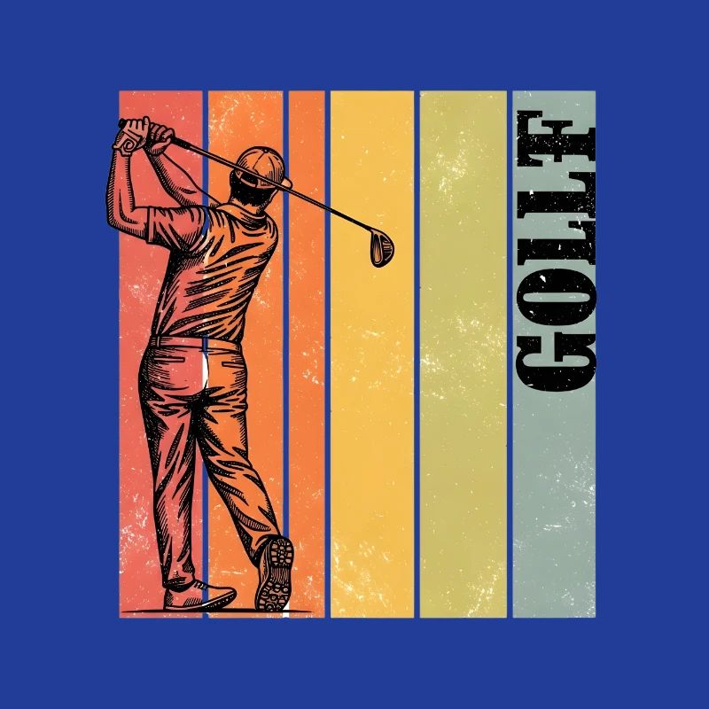 1Man Humor Golf Funny Idea Golfer Golf Pattern