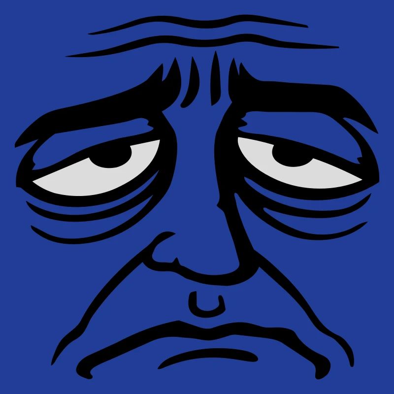 Grumpy sad disappointed face funny