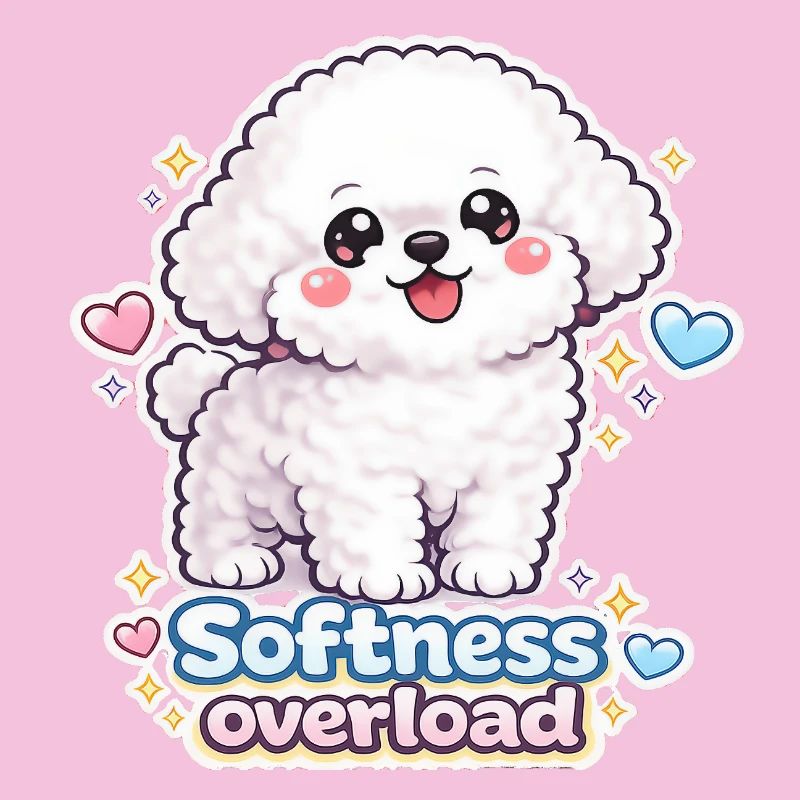 Surcharge de douceur - Design de chien Bichon mignon