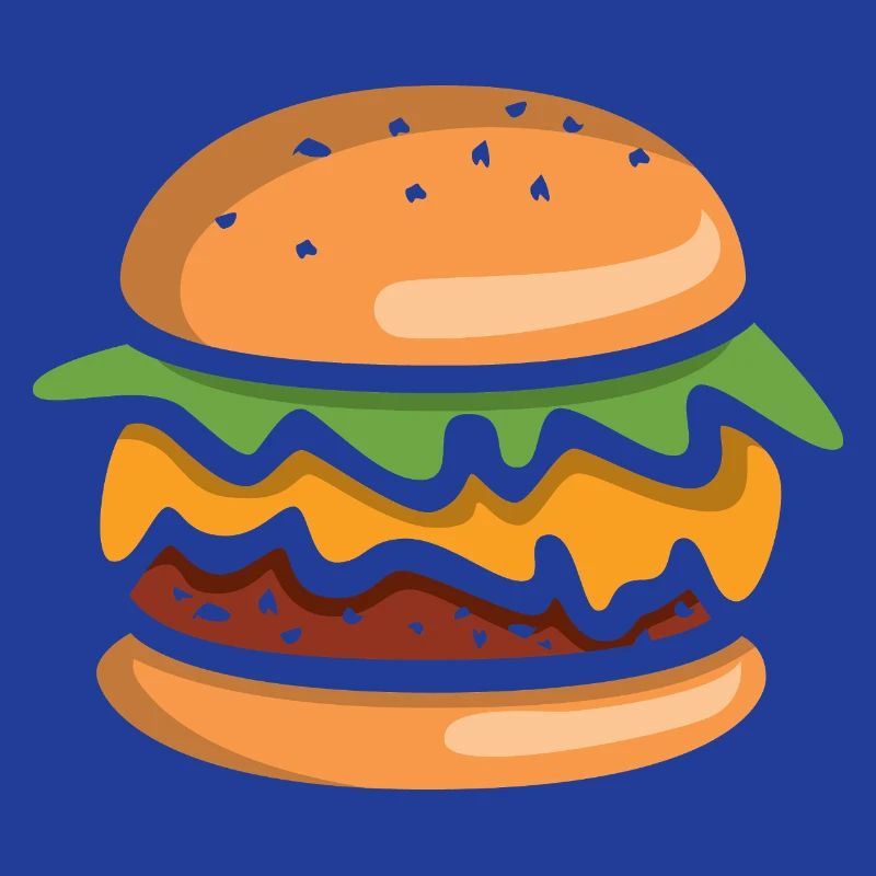 Comic Burger Cheeseburger