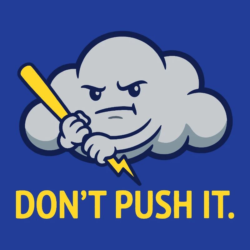 The Grumpy Storm Cloud Warning