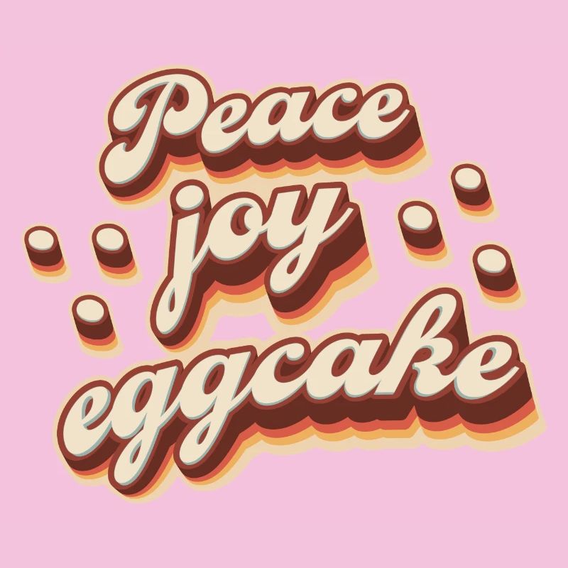 Peace Joy Eggcake