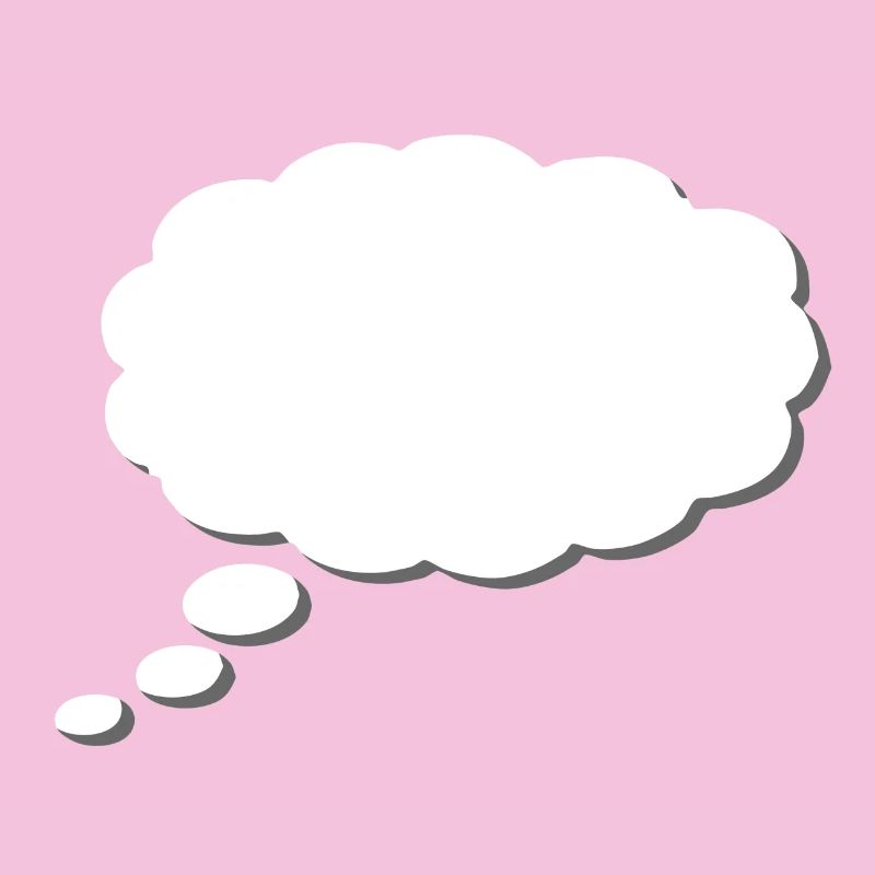 Nuage de pensée, Thinkbubble. Pour personnaliser