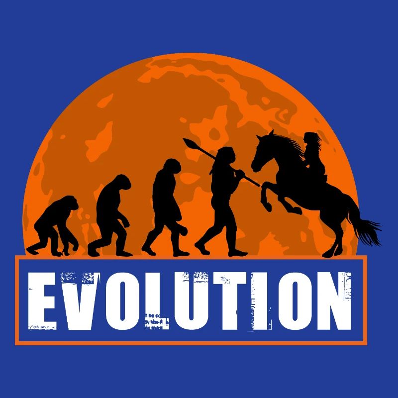 Évolution du jockey de courses de chevaux Cavalier