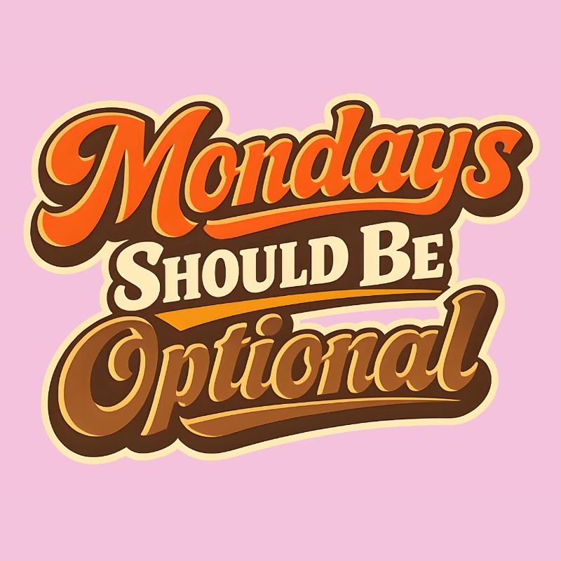 Monday Should Be Optional Lustiger Montag