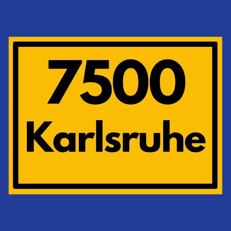 ANCIEN CODE POSTAL 7500 KARLSRUHE FÄCHERSTADT