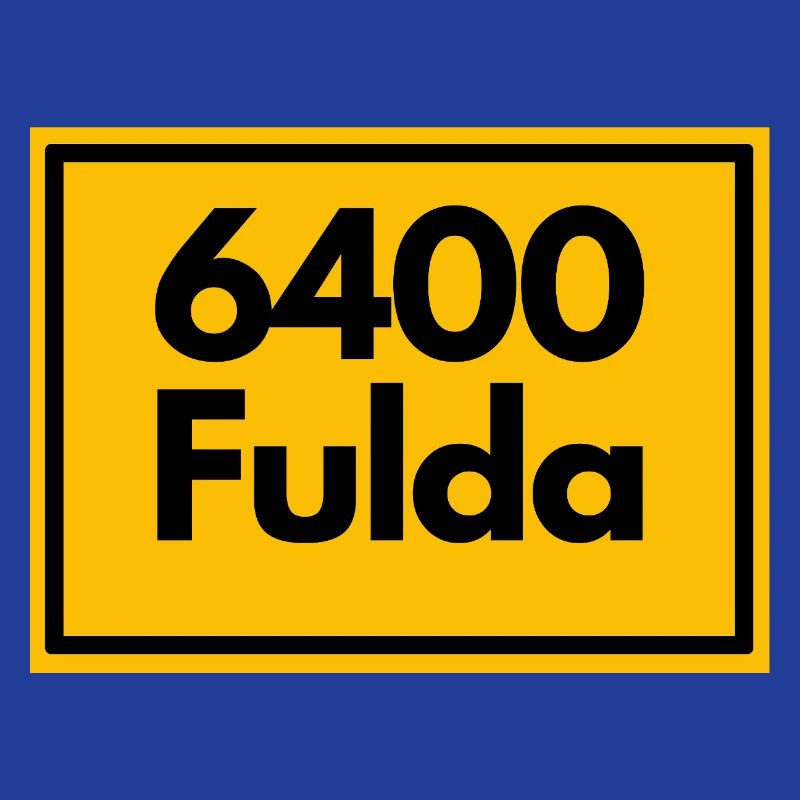 ANCIEN CODE POSTAL RETRO 6400 FULDA - HESSEN