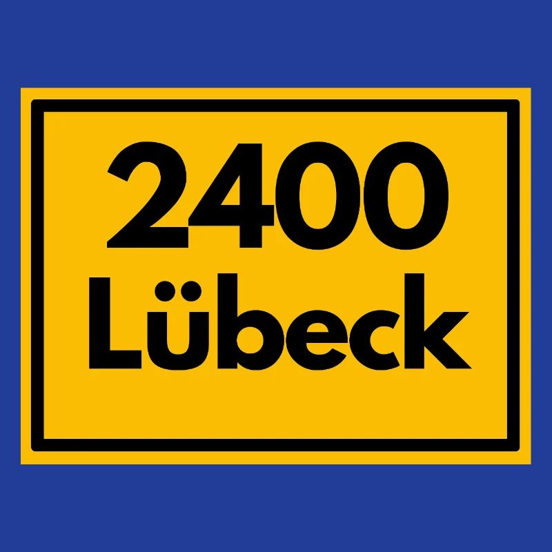 OLD POSTCODE POSTCODE RETRO 2400 LÜBECK HANSEPERLE